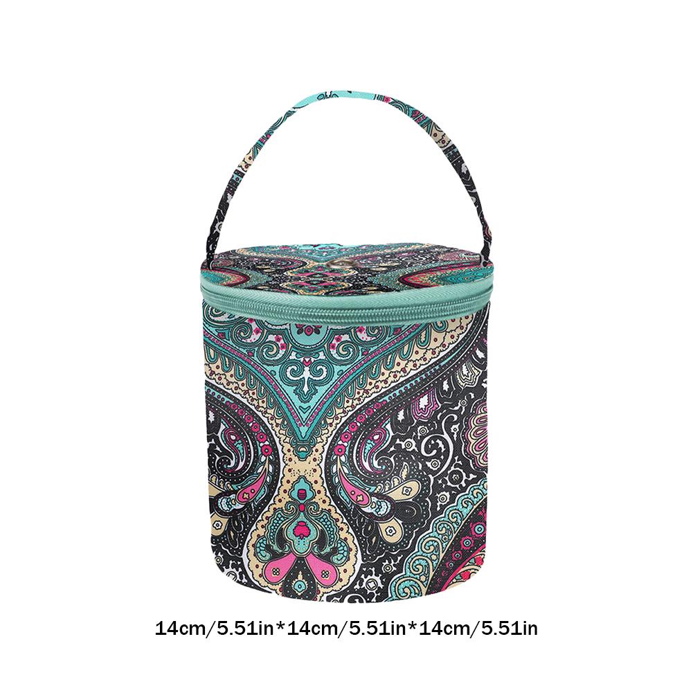 Thread Yarn Storage Pack Large-capacity Crochet Yarn Organizer Bag Waterproof Oxford Cloth Lightweight for Sewing Crochet Hooks