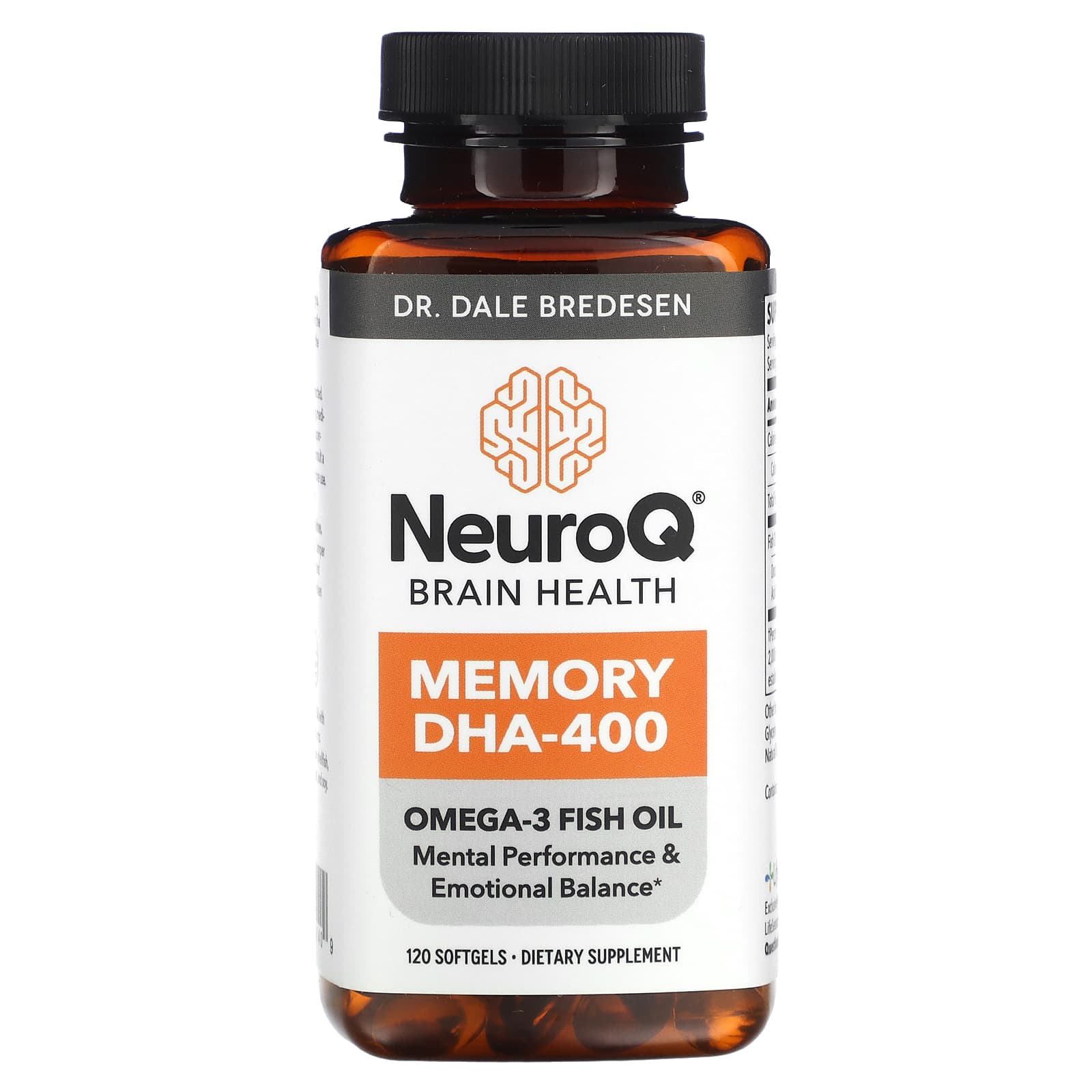 

Neuroq Brain Health, Memory Dha-400, 120 Softgels