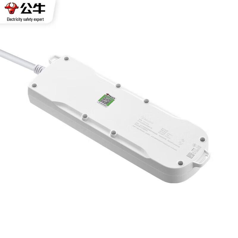 BULL GN-610 8-Outlet Power Strip with Master Switch & Leakage Protection CN plug (adapter included)