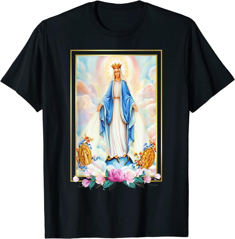 

NEW LIMITED Litany of the Blessed Virgin Mary, Mother of Christ Catholic T-Shirt Tops Tee 4XL