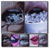 Luxury Woman Glamorous Lip Posters Fashion Glossy Diamonds Cherries Prints Canvas Painting Wall Pictures Home Living Room Decor