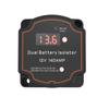 Çift Akü Ayırıcı 12V 140Amp Voltaj Göstergeli Akıllı Akü İzolatörü Araba ve Manuel Mod Voltaj Duyarlı Röle (VSR)