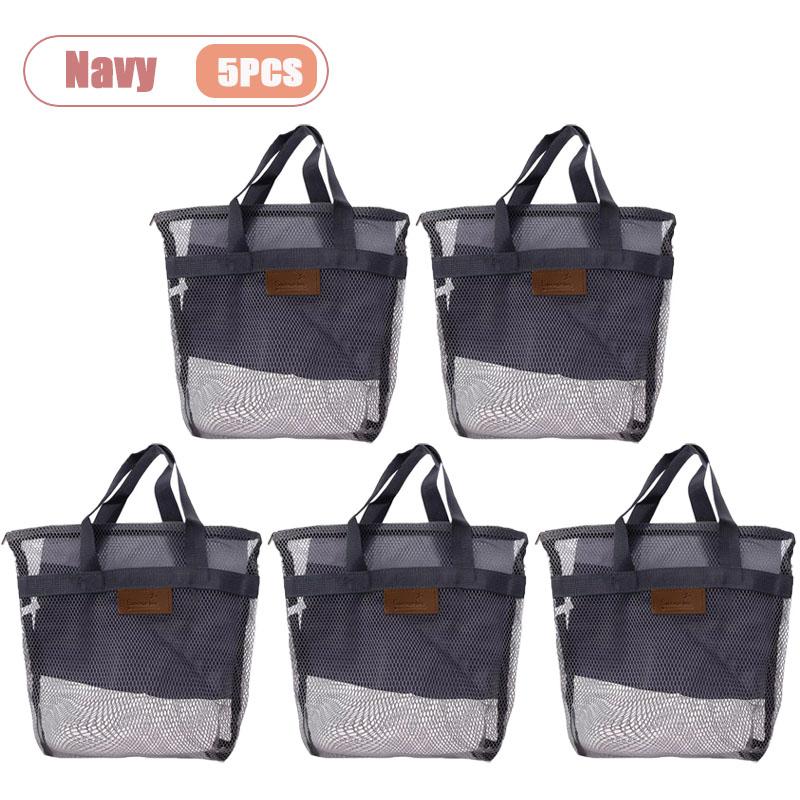 Travel Beach Bag Tote Bag with Mesh Pockets Outdoor Swimmer Toiletry Bag Organizer Packing Cube Carry on Bag for Vacation