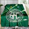 1PC Football Club Emblem Printed Soft Flannel Blanket Throw for Adult Bedroom Living Room Sofa Camping Travel Fan gifts Christmas Gifts