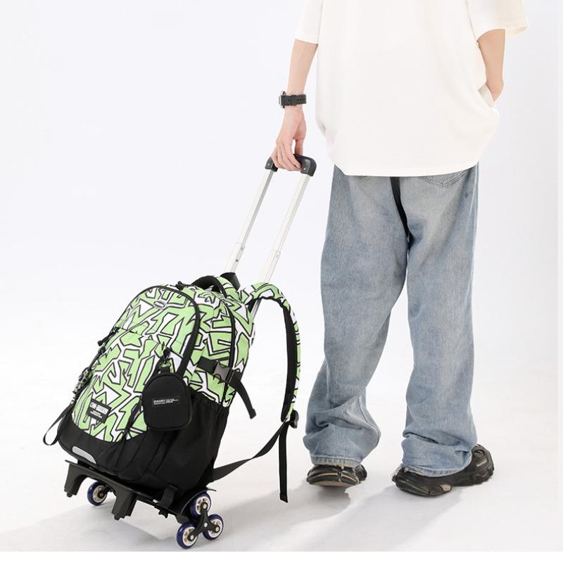 School Bags Roller Student Backpack 6 Wheels (35*20*48CM)ZRY1291