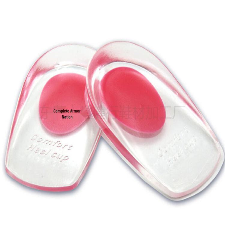 Shock-Absorbing Silicone Heel Lift Insole, Half Size