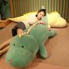 New Huggable Big Long Cute Dinosaur Plush Toy Soft Cartoon Animal Crocodile Stuffed Doll Boyfriend Pillow Kid Girl Birthday Gift