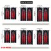 2pc Gothic Door Print Blackout Curtains – Light-Filtering for Bedroom   Living Room & Office – Ideal for Holiday & Party Decor
