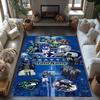 Seattle Seahawks Customize Your Name Area Rug Perfect For Study Room Balcony Outdoor Foyer Antislip Rug Decorate Offices