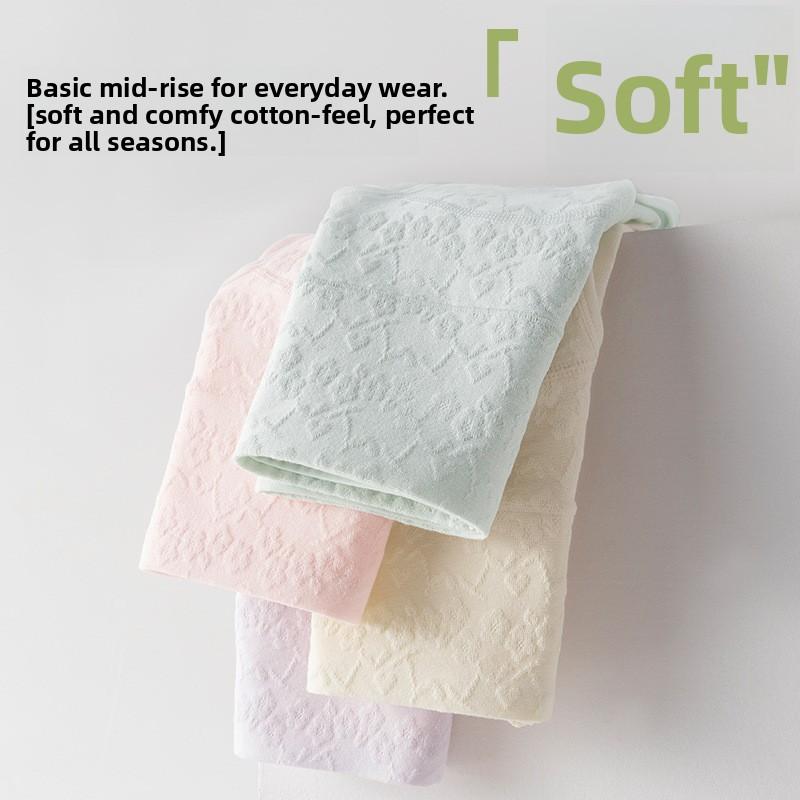 Ladies Spring and Autumn Cotton Breathable Antibacterial Wrapped Hip Extended Crotch High Waist Triangle Briefs
