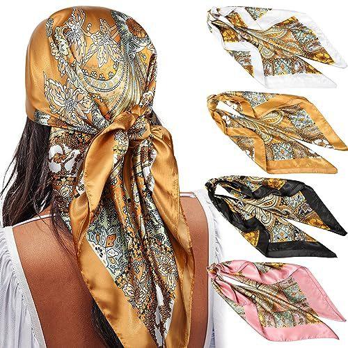 Silk Square Scarves 90 Square Scarves Headscarves Printed Silk Scarves Spot Single Price