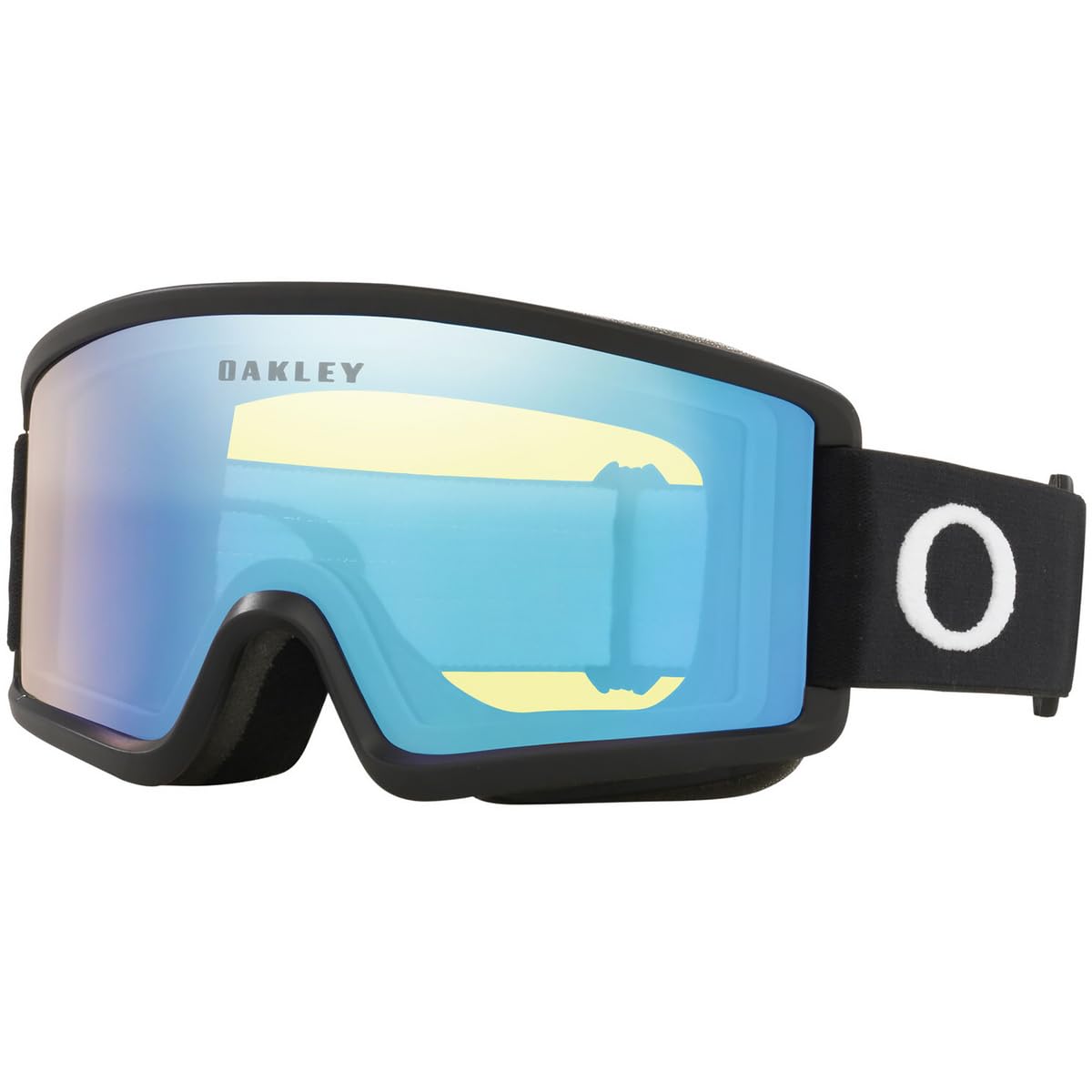 

Oakley Ridge Line S Matte Yellow Free Size Goggles, Black/High Lens,
