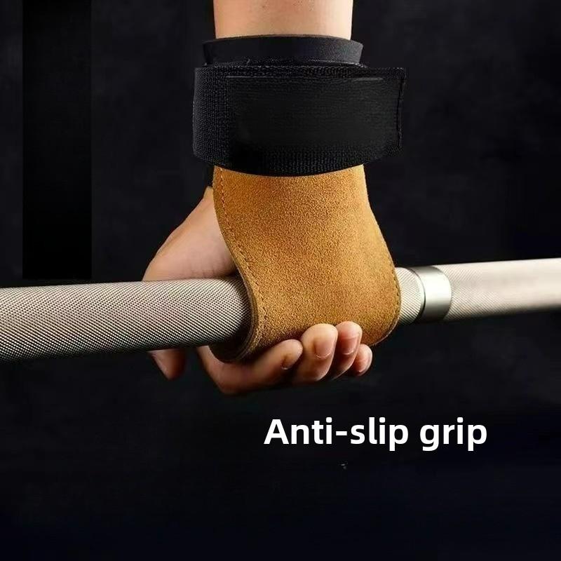 1Pc Fitness Deadlift Strap Horizontal Bar Weightlifting Men's and Women's Grip Gloves Palm Pads