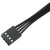 13.5cm PWM Fan Splitter Cable Professional Tinned Copper Wide Compatibility 1 to 2 4 Pin PWM Fan Extension Cable for Desktop