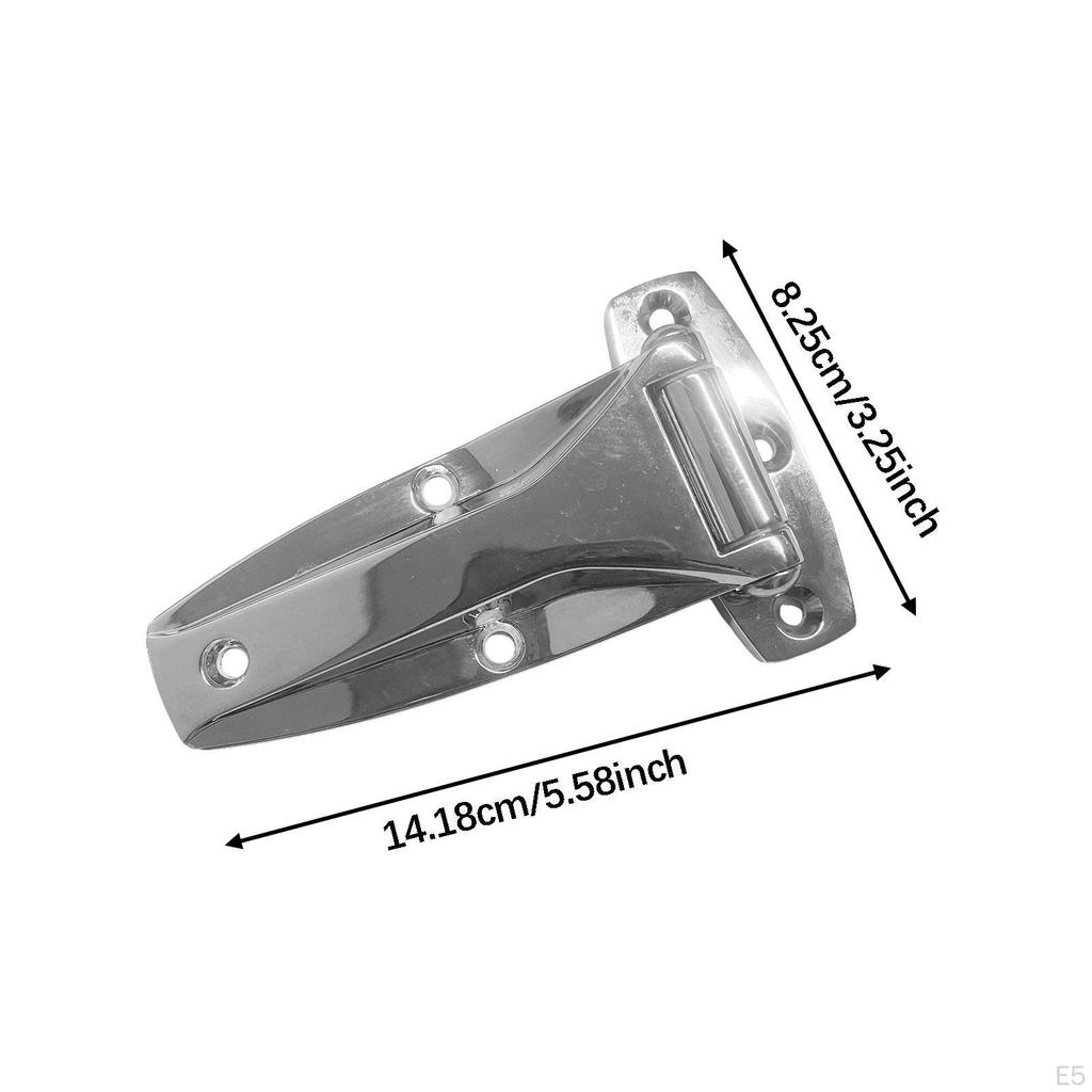 T Strap Hinge Compact Zinc Alloy Tee Replacement for Tool Box Car Door Repair Furniture