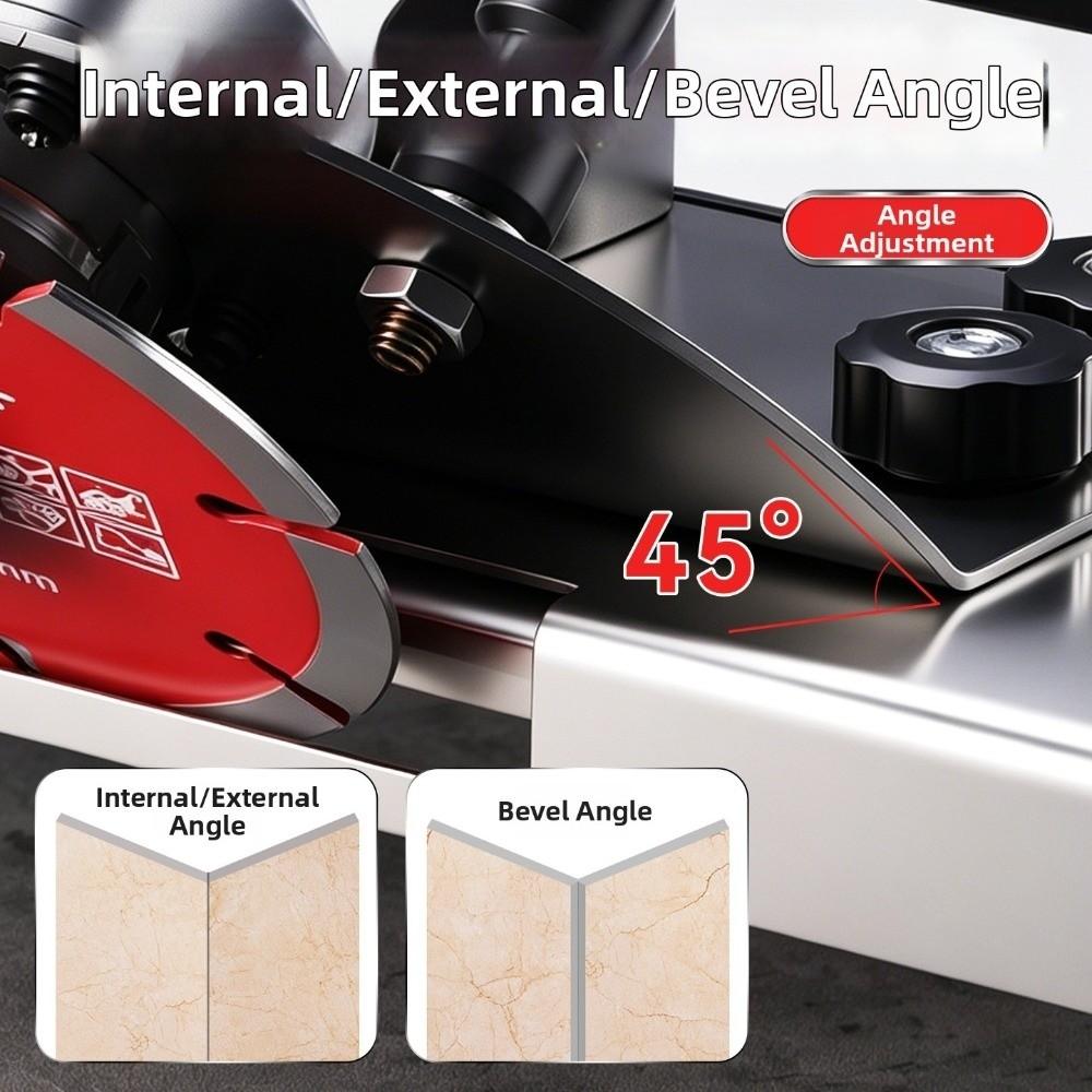 Bevel Edge Cutting Angle Grinder Stand Extended Base Plate Tile Chamfering Tool