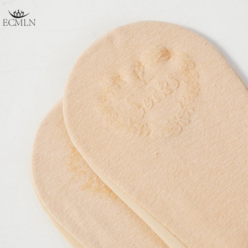 Women Ice Silk Boat Socks Non Slip Heel Summer Invisible Socks Pure Cotton Thin Socks
