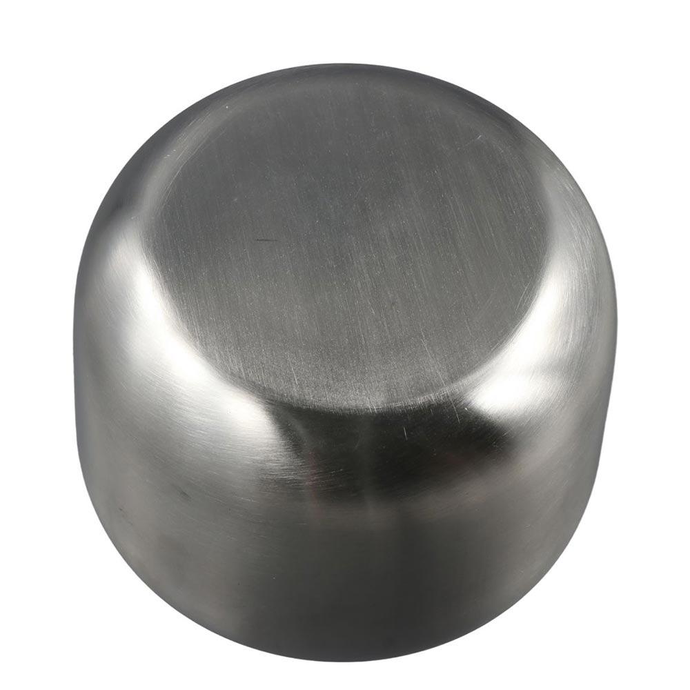 Stainless Steel Storage Jar with Spoon Lid Small Condiment Container Seasoning Pot  Restaurant