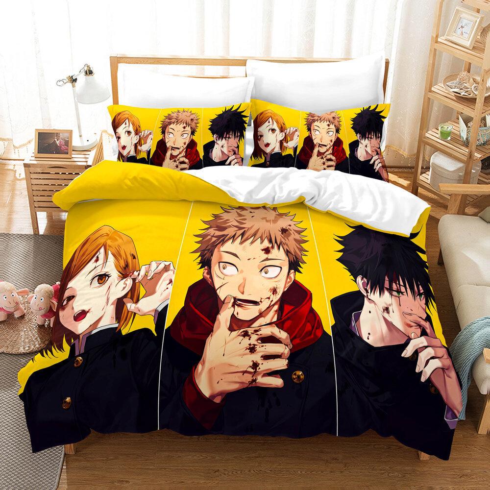 Movie Game Three-Piece Set Thickened Polished Quilt Cover Printing 3D Digital