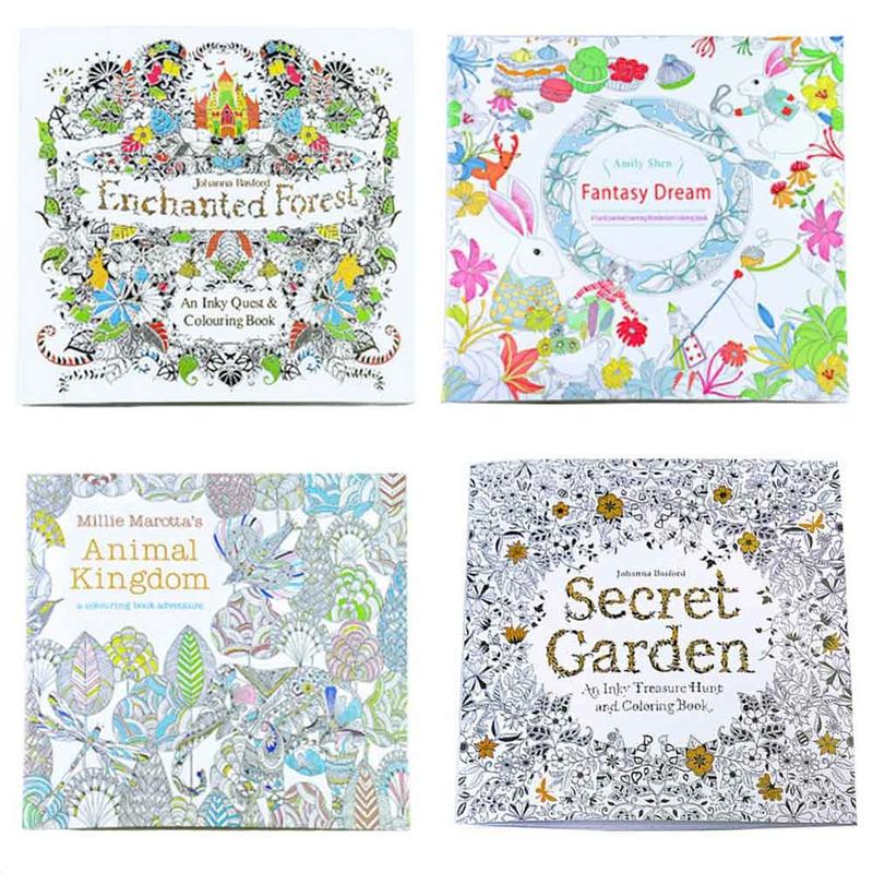 Edition Decompression Painting Coloring Book English Secret Children Picture Buy At A Low Prices On Joom E Commerce Platform