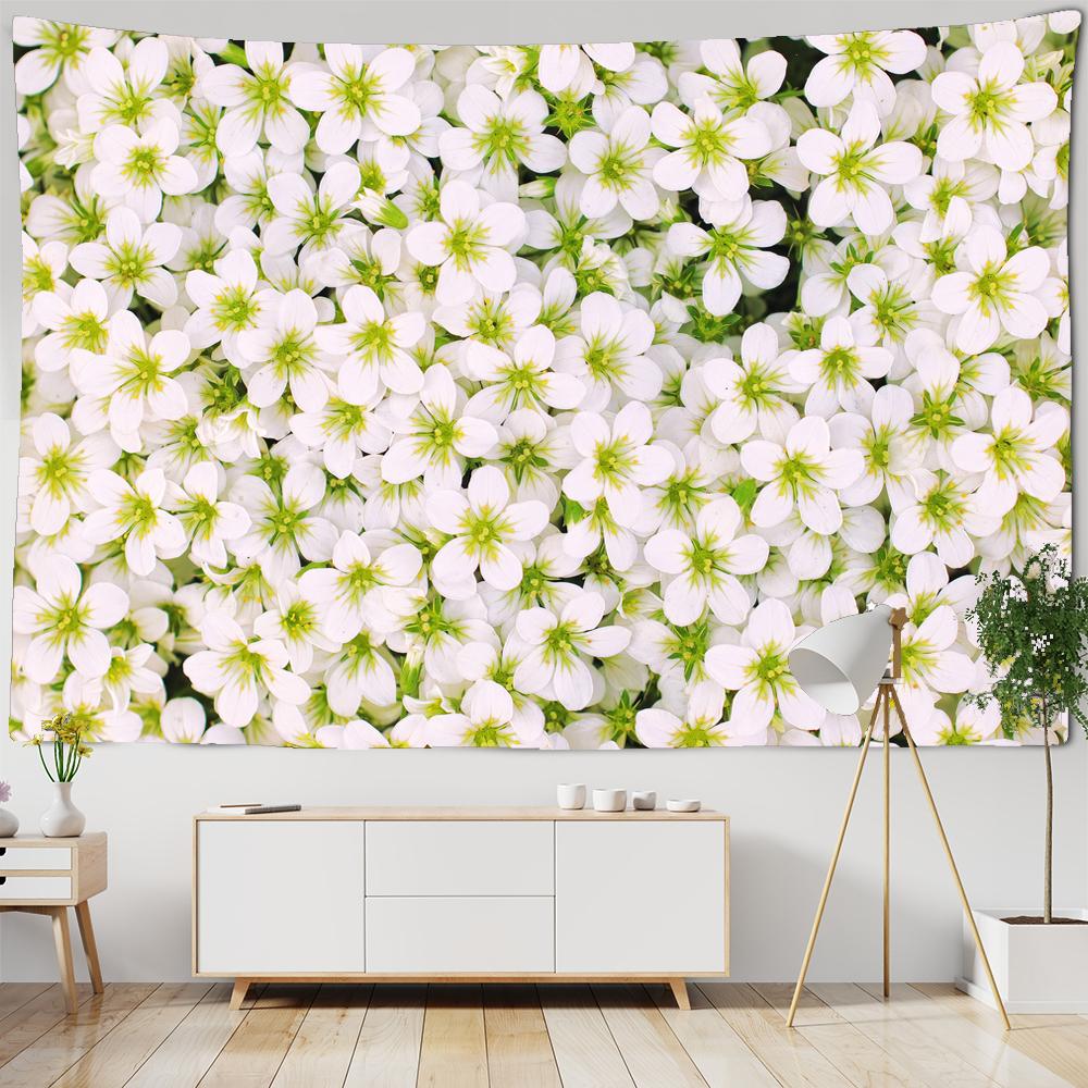 

Цветочный гобелен, настенная ткань, 3D-печатное пляжное полотенце, роза, вишневый цвет, настенный ковер, коврик для йоги, домашний декор, гобелены W300xH180cm