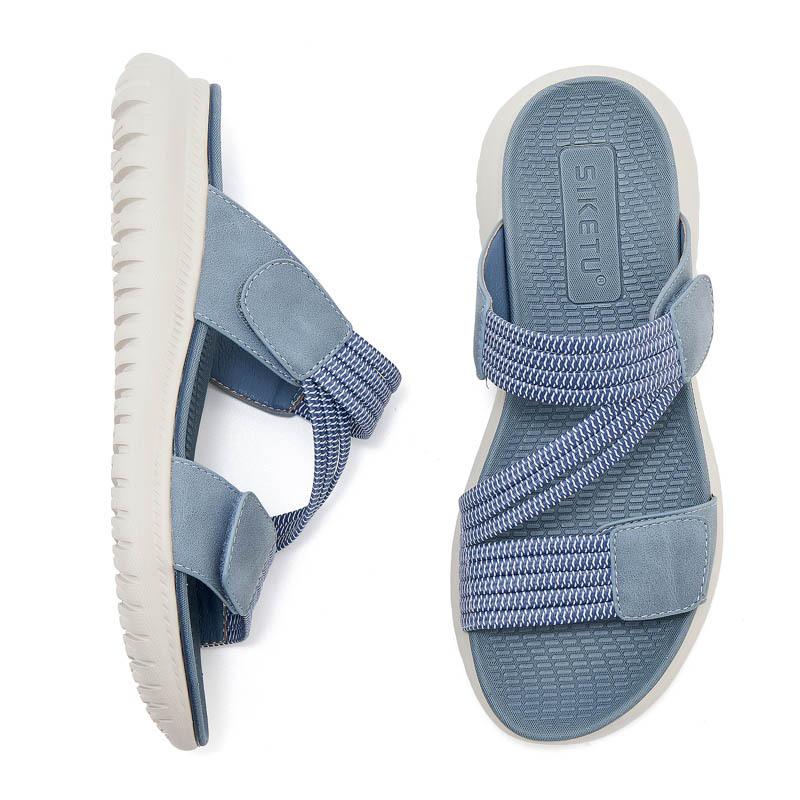 2025 Summer New Sandals For Women Light Sports Style Comfortable Rubber Large Size Sandals Casual Versatile Elastic Band