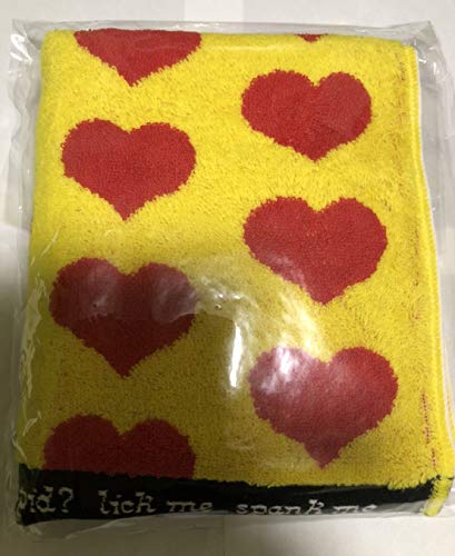 X JAPAN Hide Official Merchandise LEMONeD Jacquard Towel Face Towel "Yellow Heart