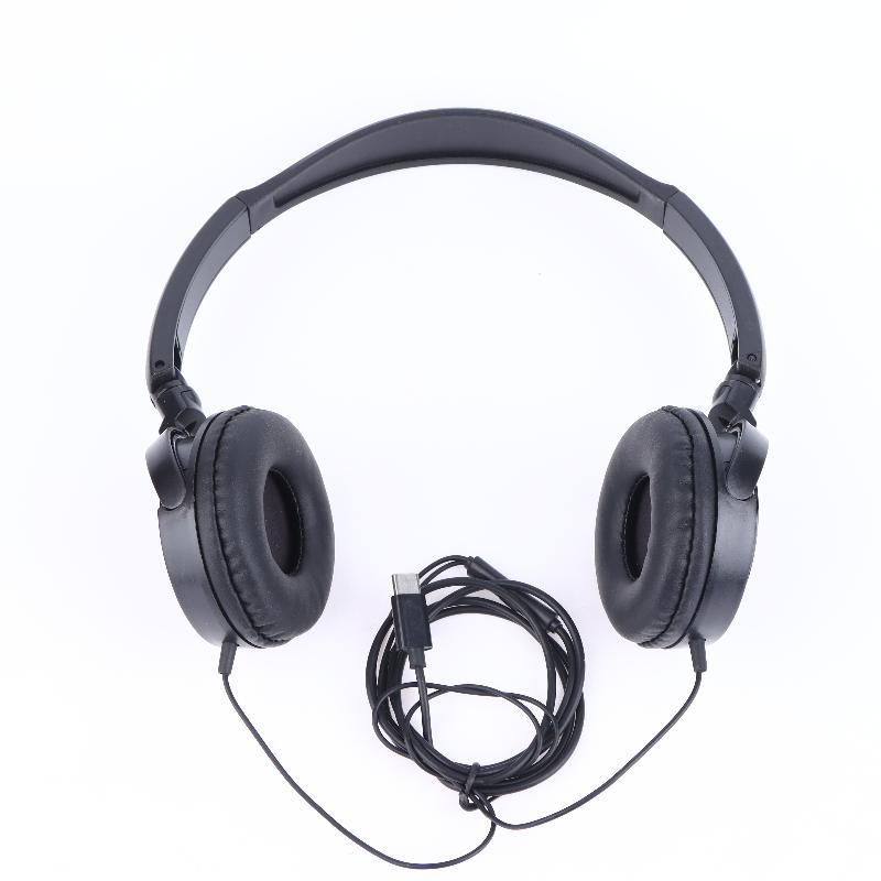 1Pcs 3.5Mm/Type C Bass Stereo Headphones Foldable Adjustable Headband Wired Headphones For Mobile Phone And Computer