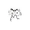 Funny Toilet Lid Sticker - Self-Adhesive Bathroom Decor With Expressive Face,No Residue Removable Toilet Cover, For Decor