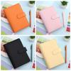 Macaron Colorful Binder Ledger PU Leather Budget Planner Money Binder Organizer  Saving Money