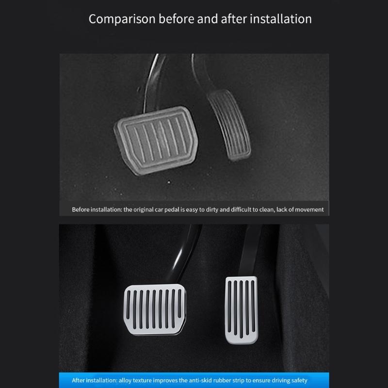 Pedal Pad Cover for Non-Slip Brake Accelerator Plastic Foot Pedal Accessories Car Modification