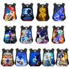 Sonic Cartoon Kids Backpack Durable Polyester Material 20-35l Capacity Zipper Closure Cushioned Shoulder Straps 44*30.5*16cm
