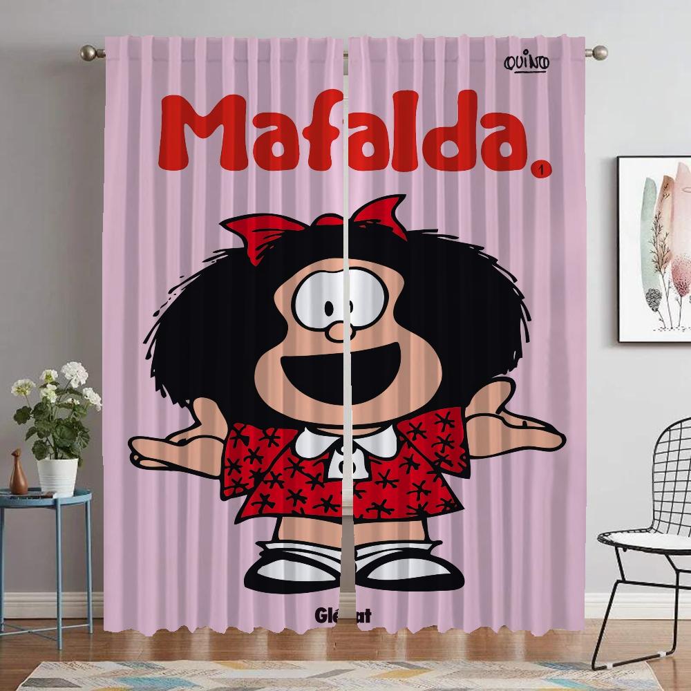 Mafalda Partition Anti-mosquito Curtains for Camera Living Room Curtain Shades Home Interior Curtains 2 Pieces Tulle for Bedroom