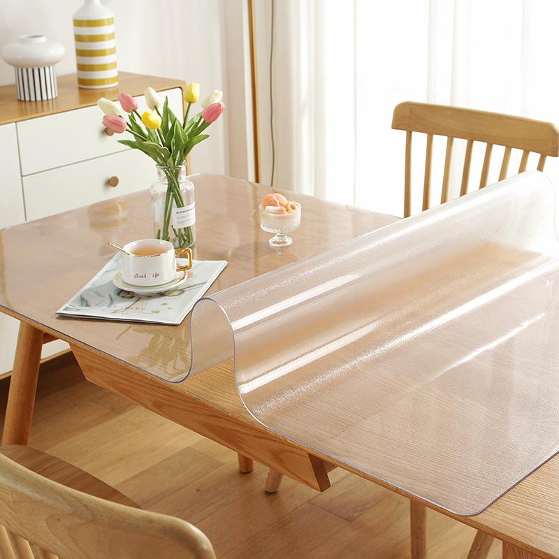 Tovaglia morbida in PVC trasparente per sala da pranzo, hotel, scuola o asilo
