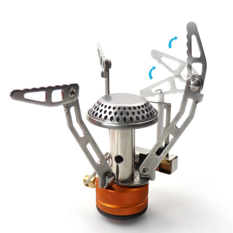 ZISIZ Portable Windproof Integrated Camping Stove