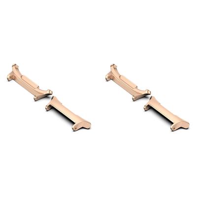 2 Paar Adapter Uhrenarmband Verbindungsstück 22MM/24MM Armband Schnellverschluss Metallverbinder für Samsung Galaxy Watch 7 Ultra 47mm Uhr