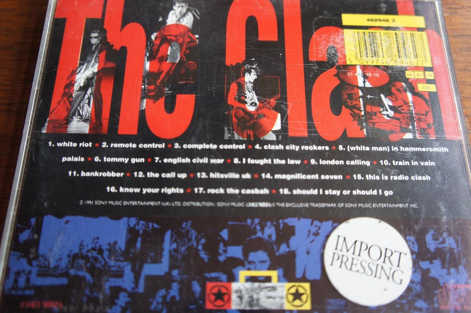 

CD CLASH - Singles 766923539828 Non Japan Rock Used