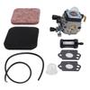 Reliable Replacement Carburetor Kit Fits a Range of Trimmer Models like HT75 Providing Installation Essentials in One Package