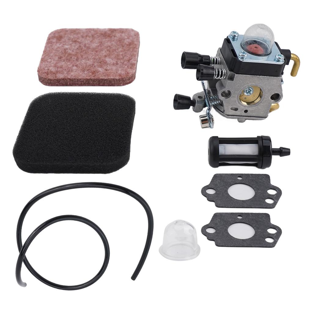 Reliable Replacement Carburetor Kit Fits a Range of Trimmer Models like HT75 Providing Installation Essentials in One Package