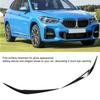 Pair Car Hdlight Eyebrows Front Left Right Trim Exterior Decoration Replacement for X1 F48 2015+(Carbon     )