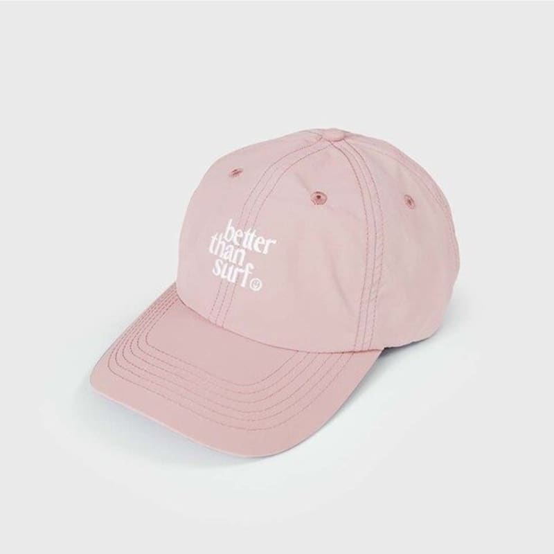 

BETTER THAN SURF SMILE LOGO BEACH cap - PALE pink FREE