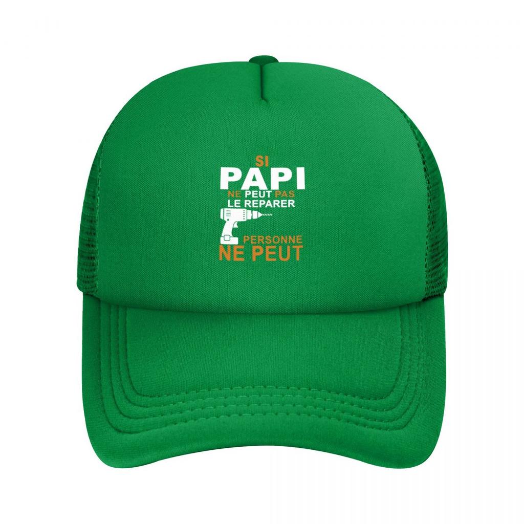 Baseball Caps Si Papi Ne Peut Pas Le Rparer Personne Ne Peut Mesh Hats Outdoor Summer Unisex Hats