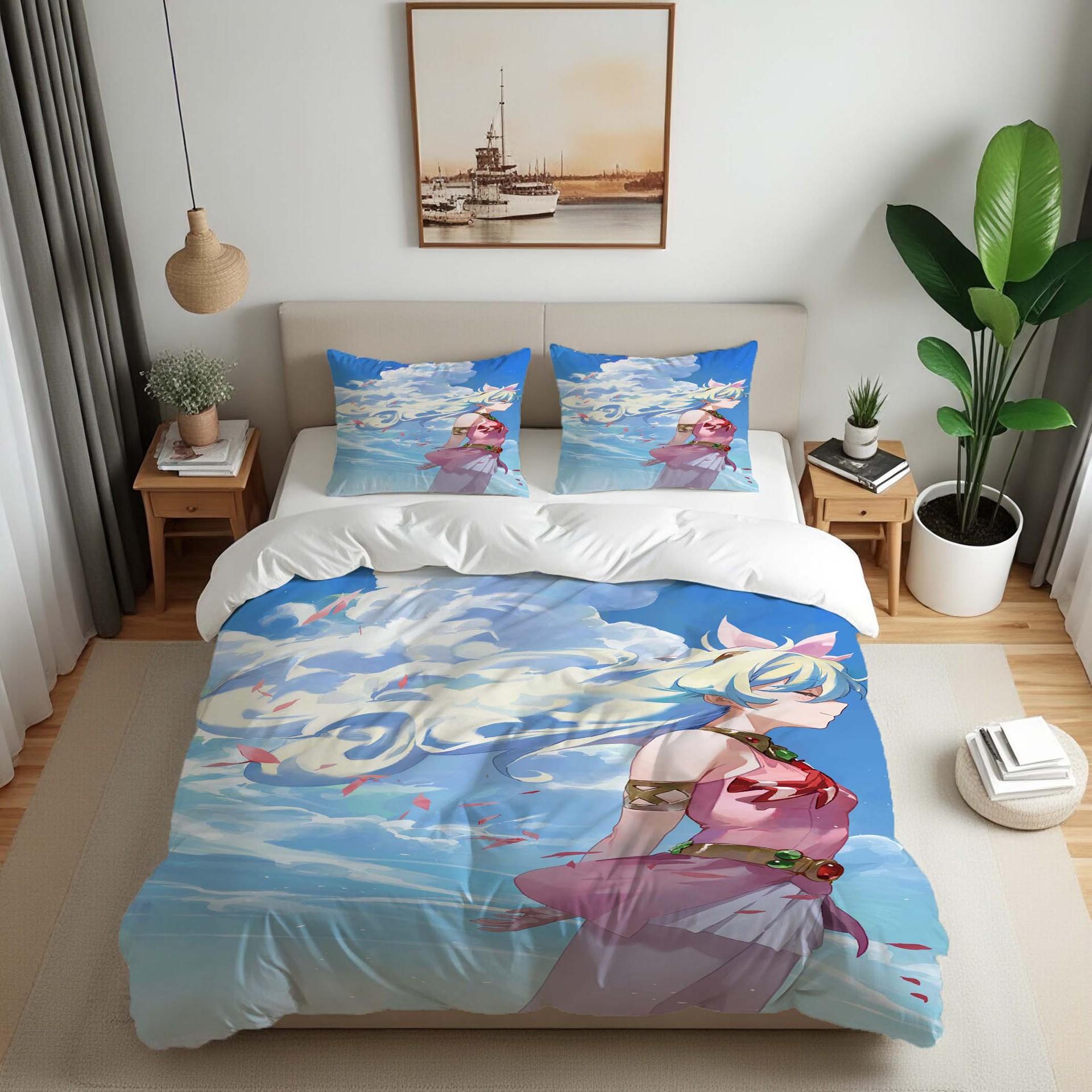 

Cartoon Series 3D Digital Printing Three-Piece Bedding Kit Bedding Kit 90*190