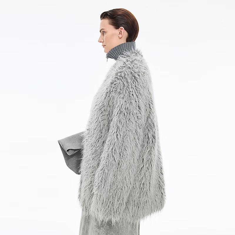 JNBY Women's Loose V-Neck Knitted Sweater