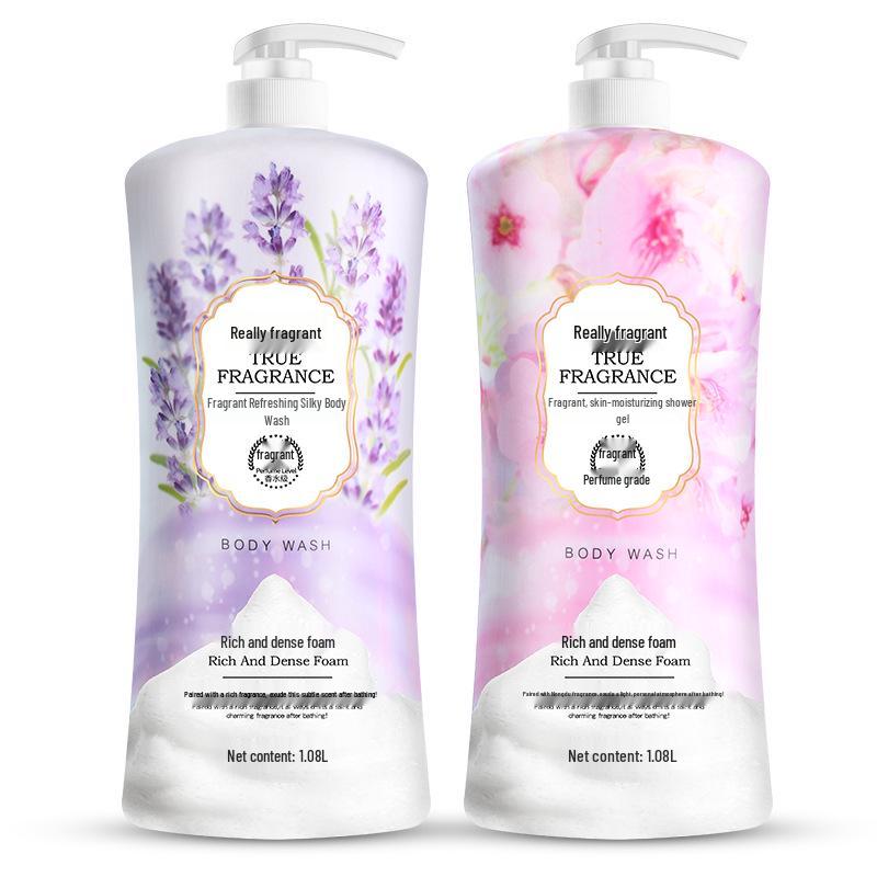 Lavender Foaming Body Wash, Family Size - Moisturizing & Hydrating with Long-Lasting Fragrance, All-Purpose Bath, Large Bottle