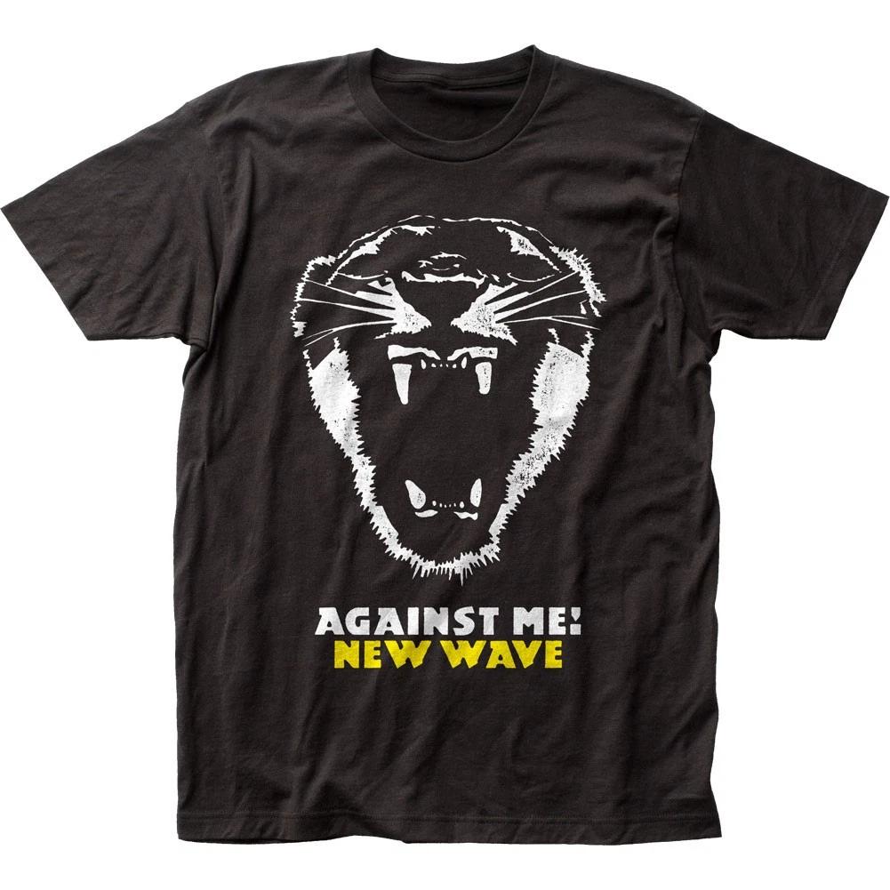 Against Me! New Wave Mens T Shirt Music Classic Concert Rock Band Tee New Black M