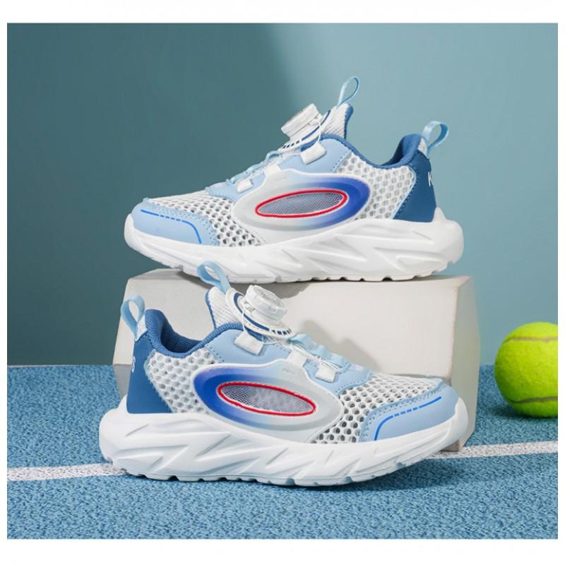 Breathable Mesh Kids Sports Shoes Boys Girls Lightweight Running Sneakers With Ventilation Design