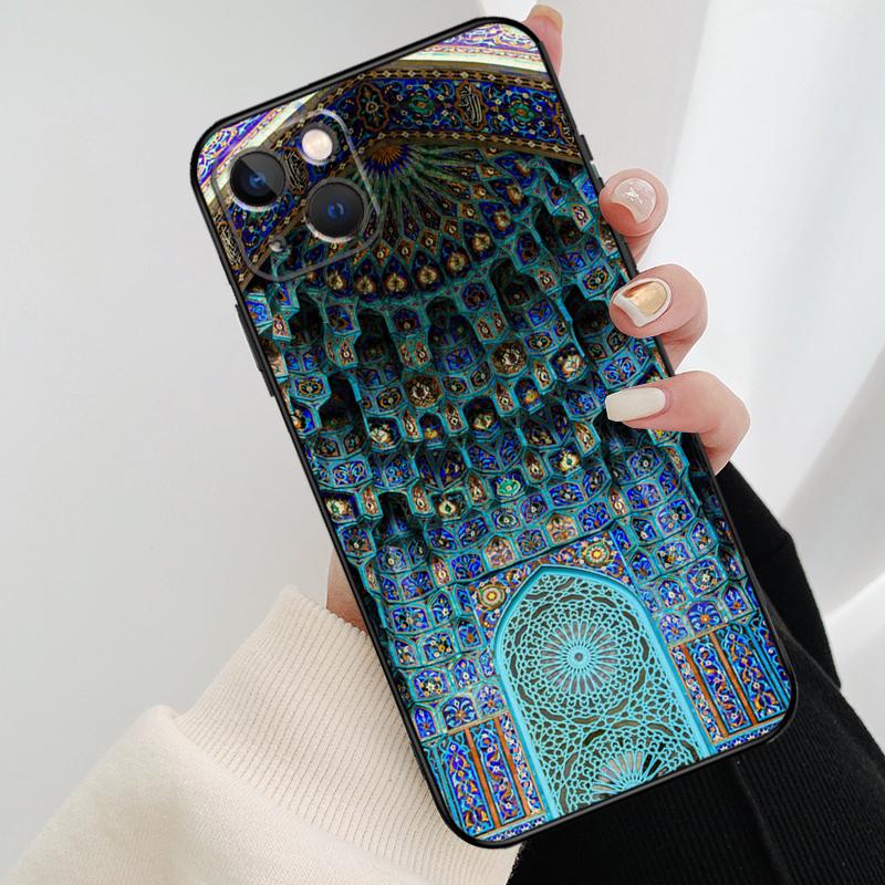 Islam Muslim Mosque Phone Case For iPhone 17 Pro Max 16 15 11 13 12 14 Pro Max mini 15 16 Plus 16e 17 Air Cover