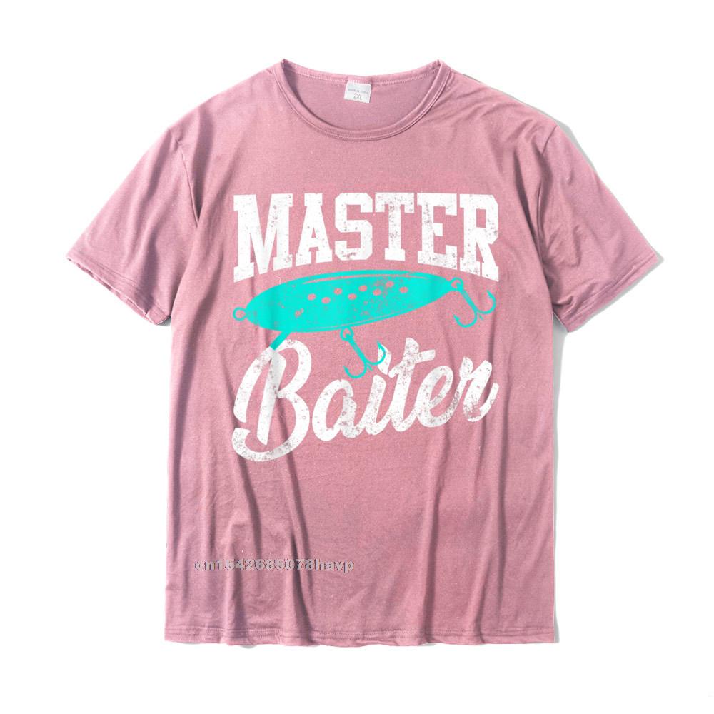Funny FisherUnisex Gifts Adult Humor Fishing Tees Master Baiter TShirt Custom T Shirt For Unisex Cotton Tshirts Family Classic