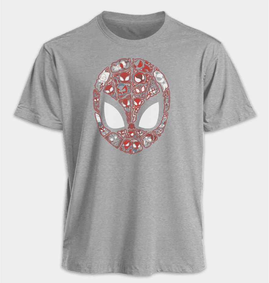 Men's and Women's T-shirts Spider-Man Summer American Style Spring and Autumn Loose Oversized Casual Short-sleeved